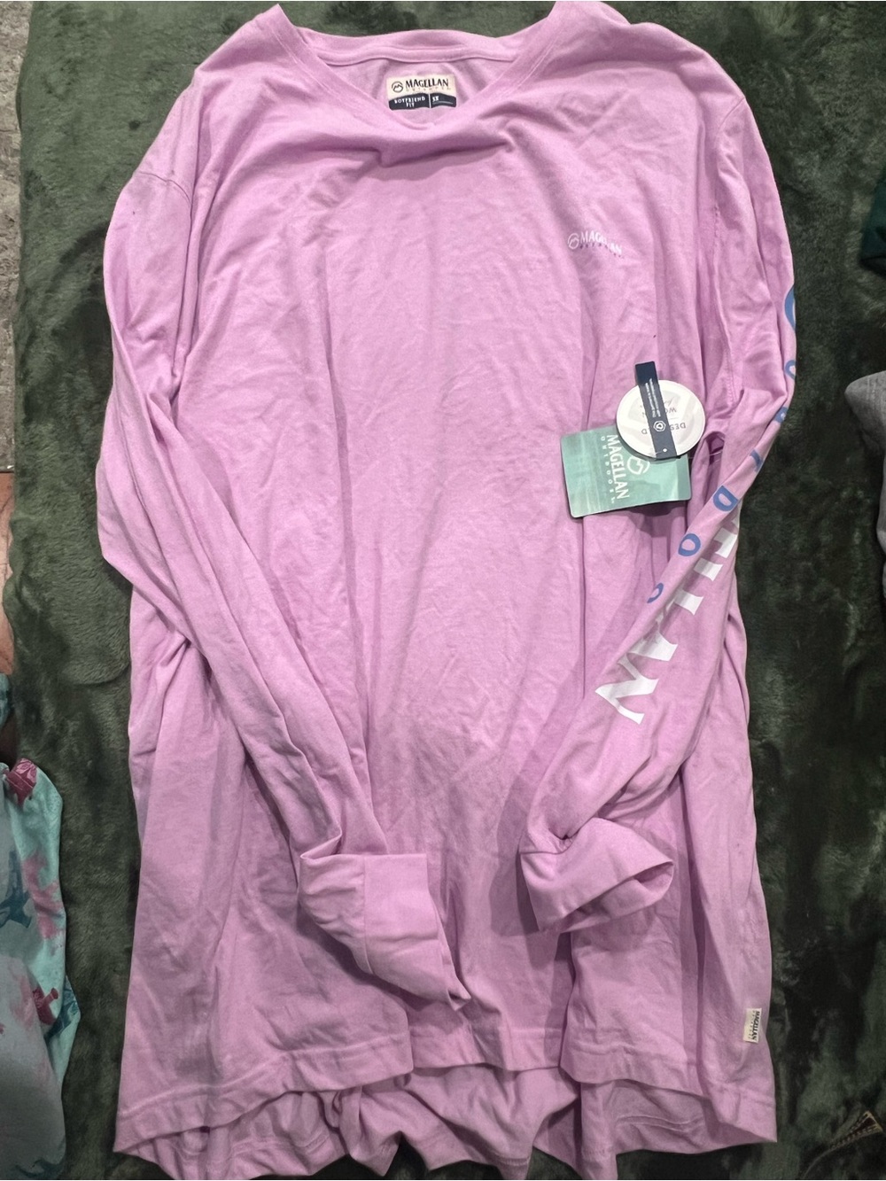 Magellan Outdoors Relaxed Crew Tee - Light Lavender